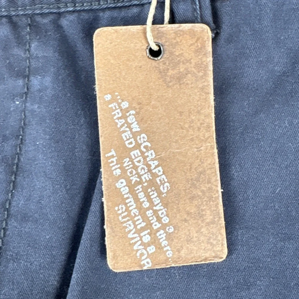 Old Navy Loose Fit Navy Blue Survivor Pants Mens 36x32 NWT Baggy Cotton Chino